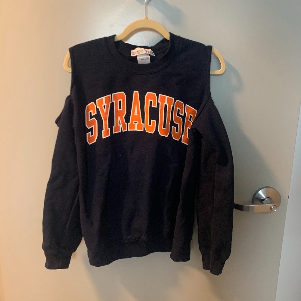 Syracuse Cold Shoulder Sweatshirt